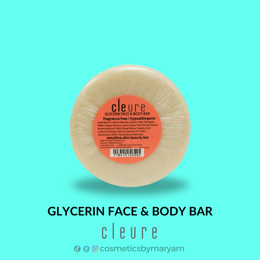 Cleure Glycerin Face & Body Bar