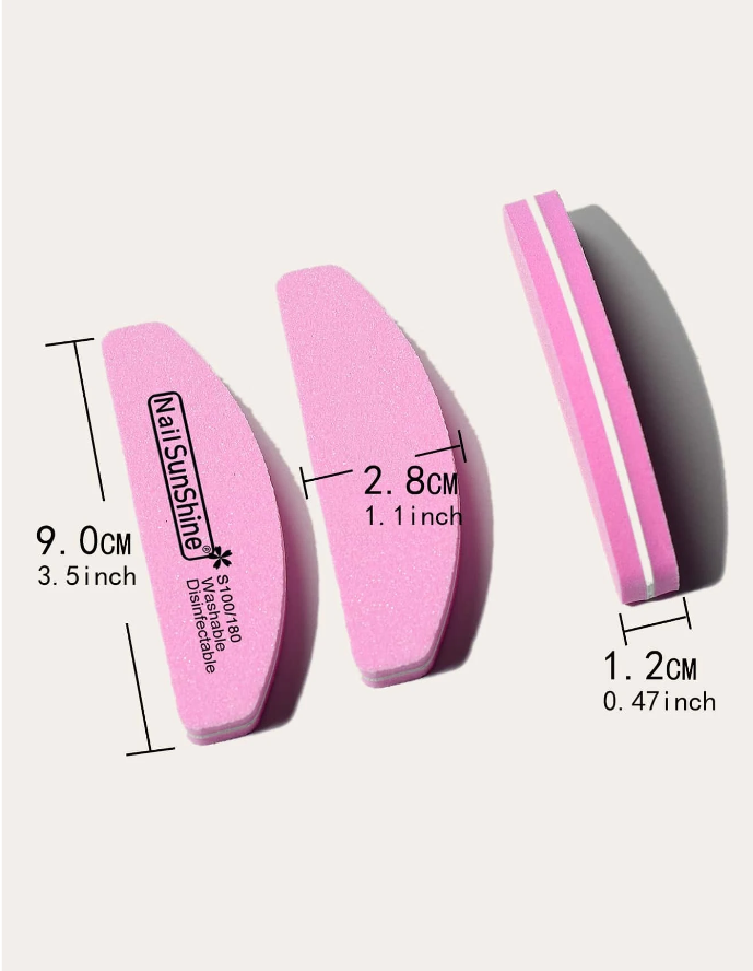 100-180 Grit Nail File