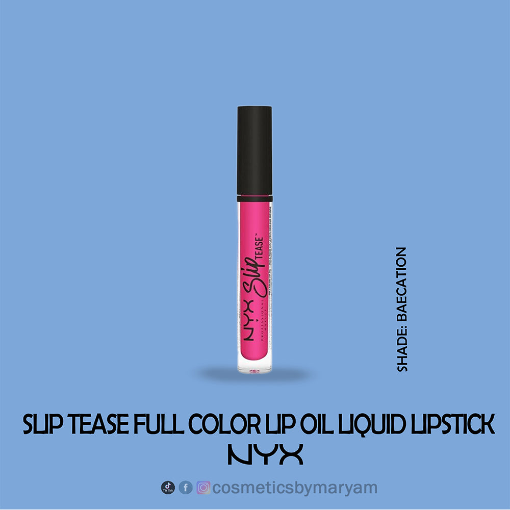 NYX Slip Tease Full Color Lip Oil Liquid Lipstick