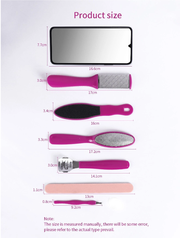 Dead Skin Removal Tool Set of 6