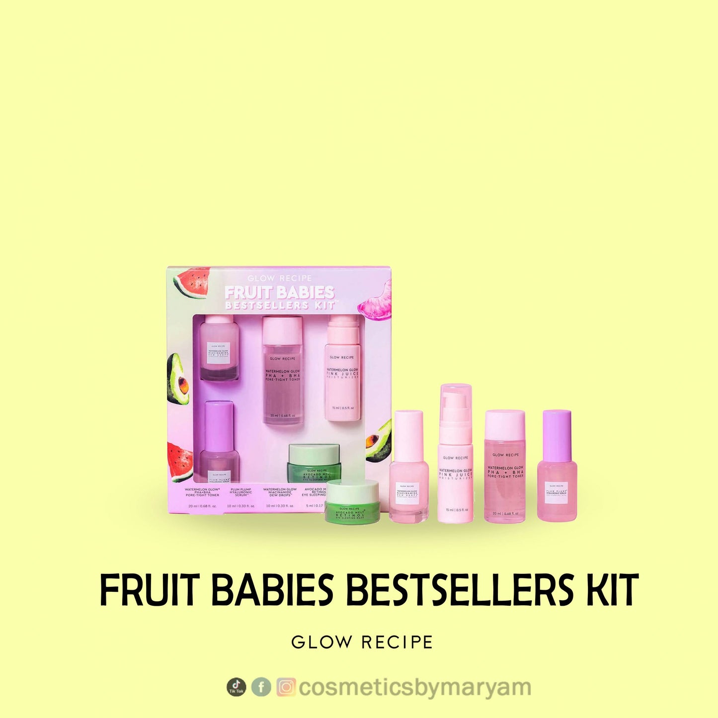 Glow Recipe Fruit Babies Bestsellers Kit