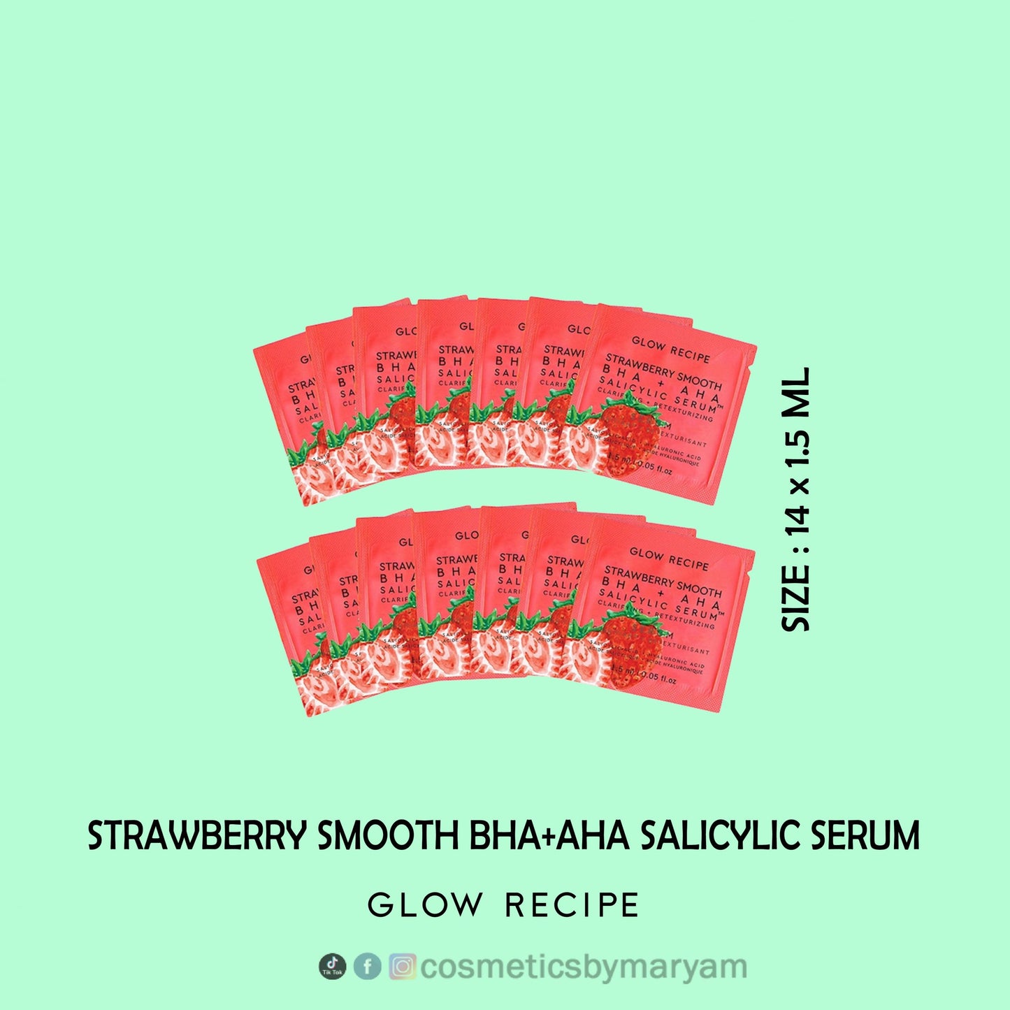 Glow Recipe Strawberry Smooth BHA + AHA Salicylic Acid Serum