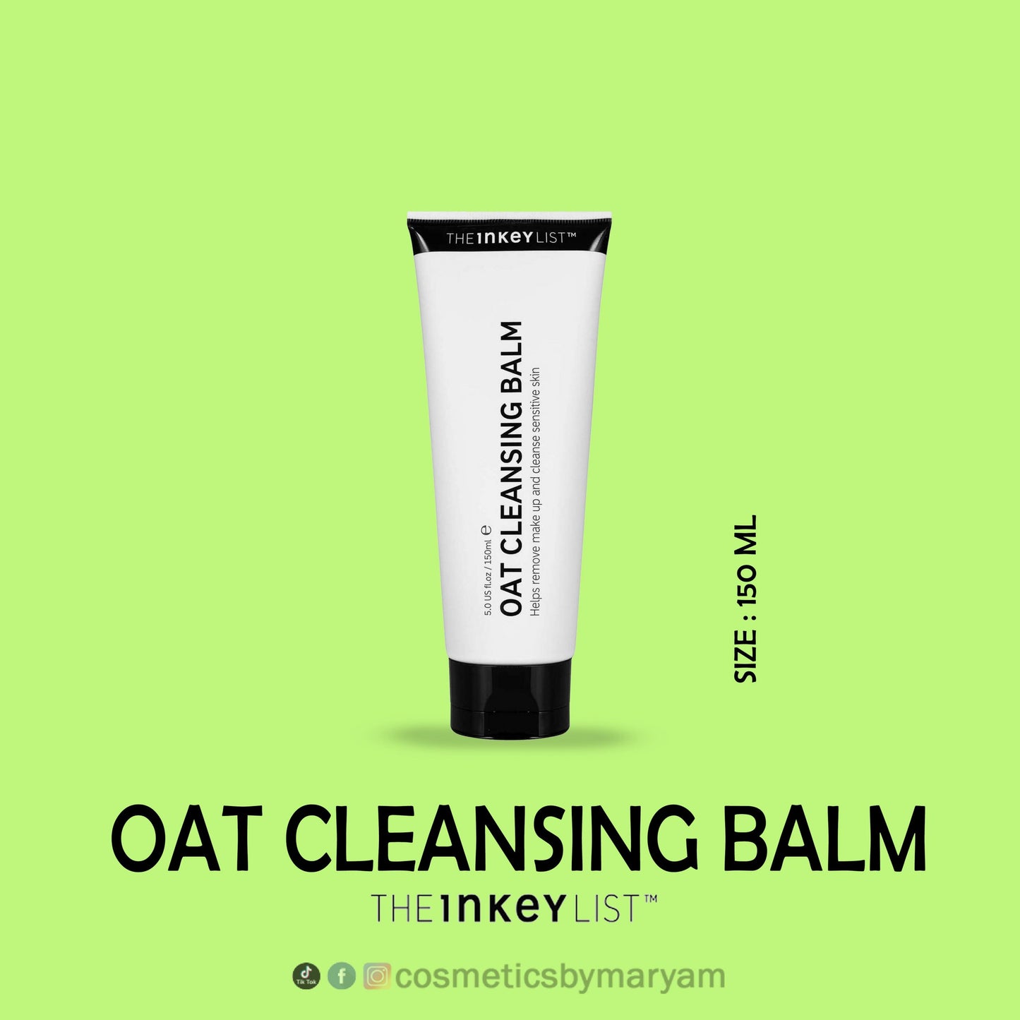 The Inkey List Oat Cleansing Balm