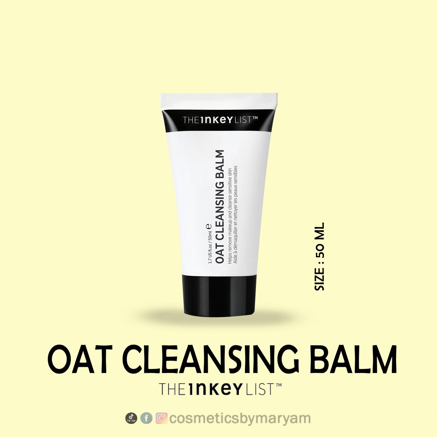 The Inkey List Oat Cleansing Balm