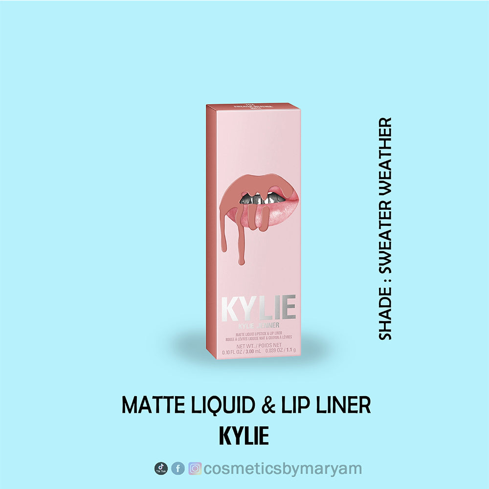 Kylie Jenner Matte Liquid Lipstick & Lip Liner Set