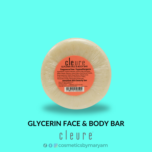 Cleure Glycerin Face & Body Bar