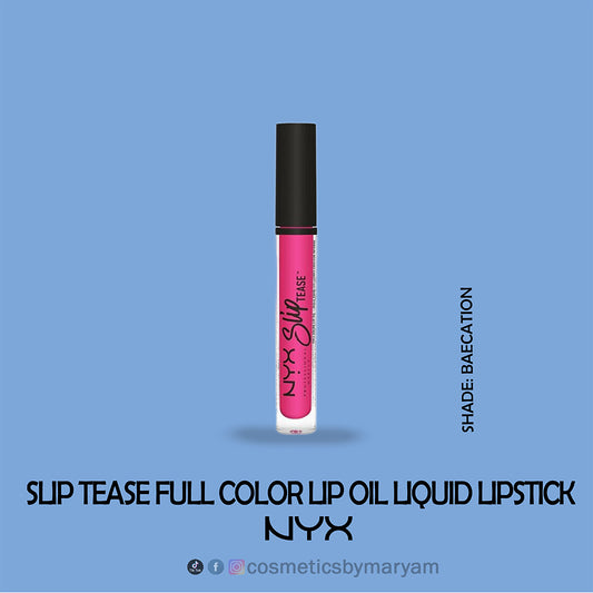 NYX Slip Tease Full Color Lip Oil Liquid Lipstick