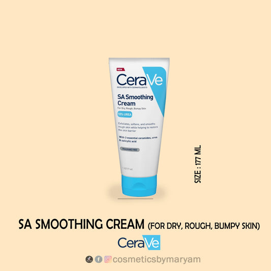 CeraVe SA Smoothing Cream - For Dry, Rough & Bumpy Skin