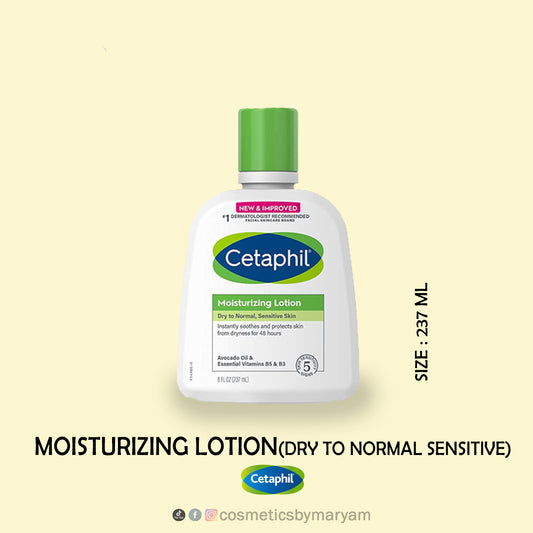 Cetaphil Moisturizing Lotion (Dry to Normal, Sensitive Skin)