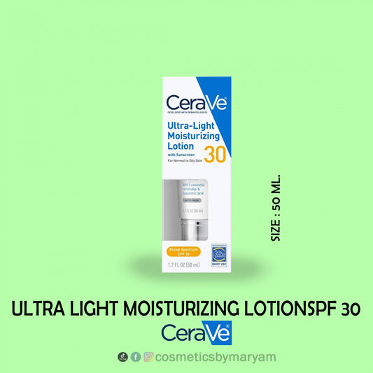 CeraVe Ultra Light Moisturizing Lotion SPF 30