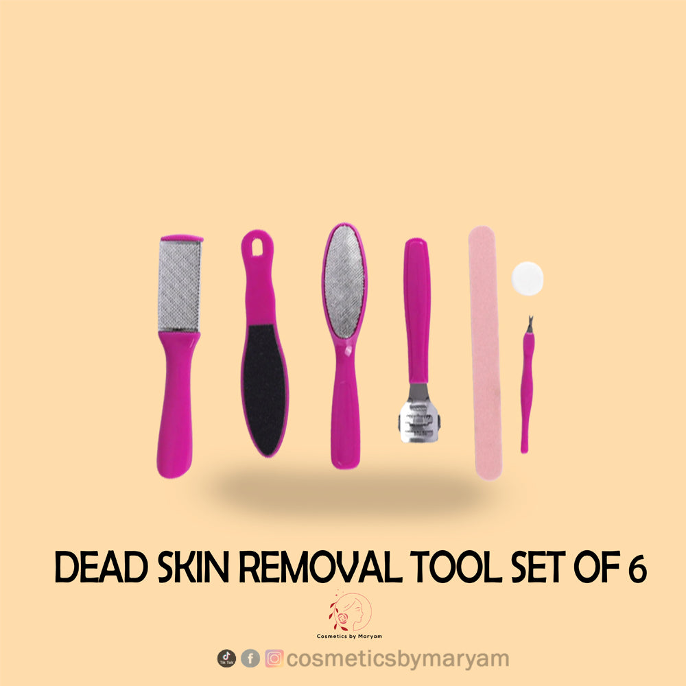 Dead Skin Removal Tool Set of 6 – Cosmetics By Maryam