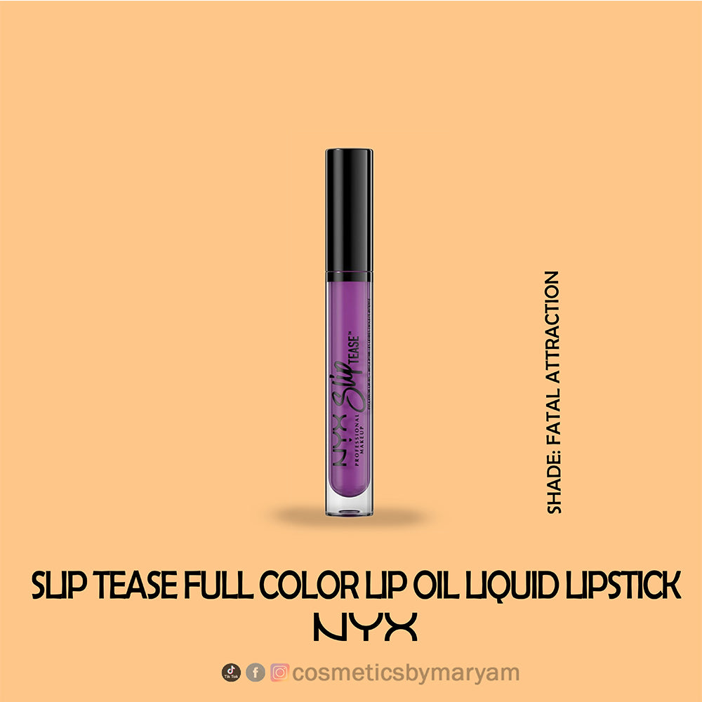 NYX Slip Tease Full Color Lip Oil Liquid Lipstick
