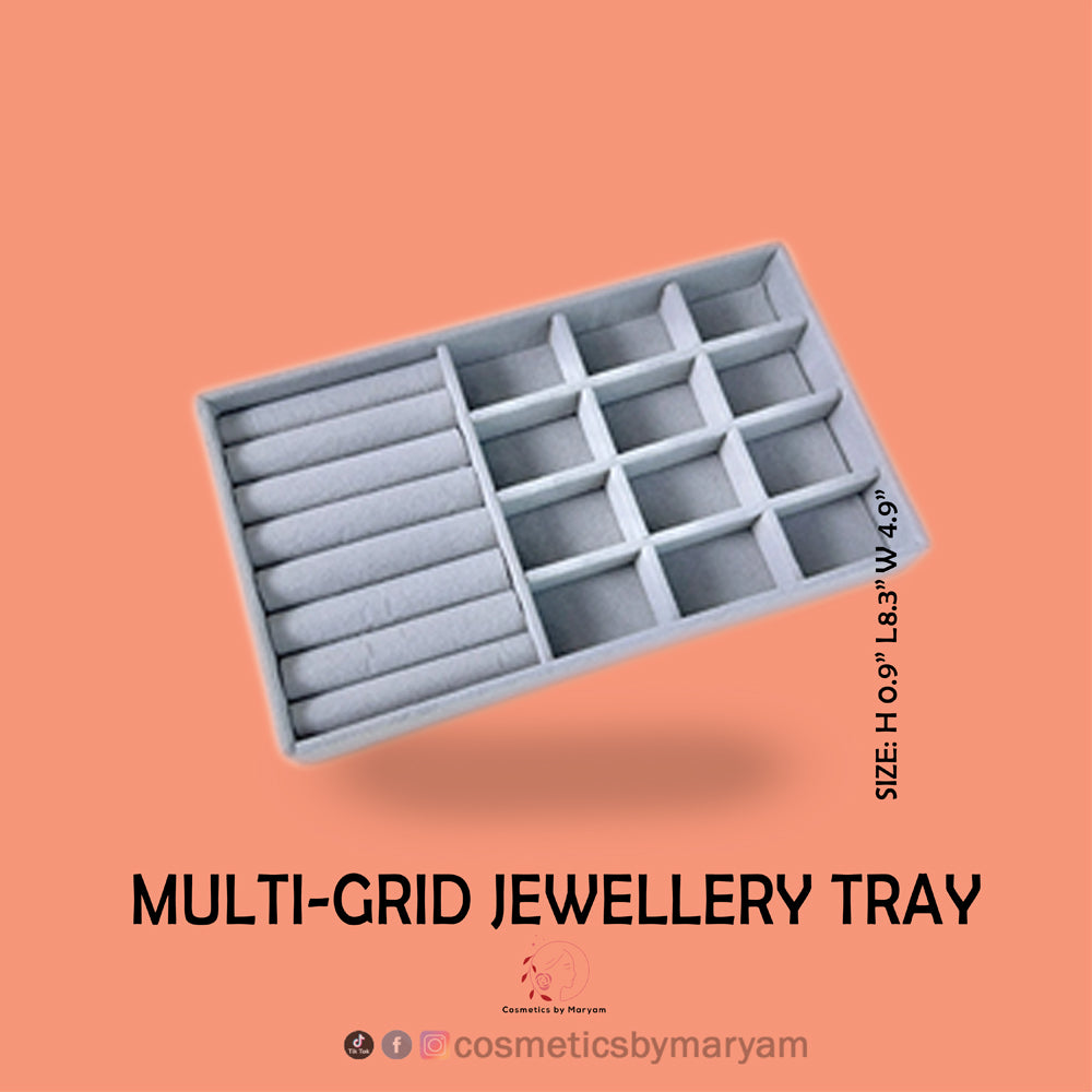 Multi Grid Jewellery Tray