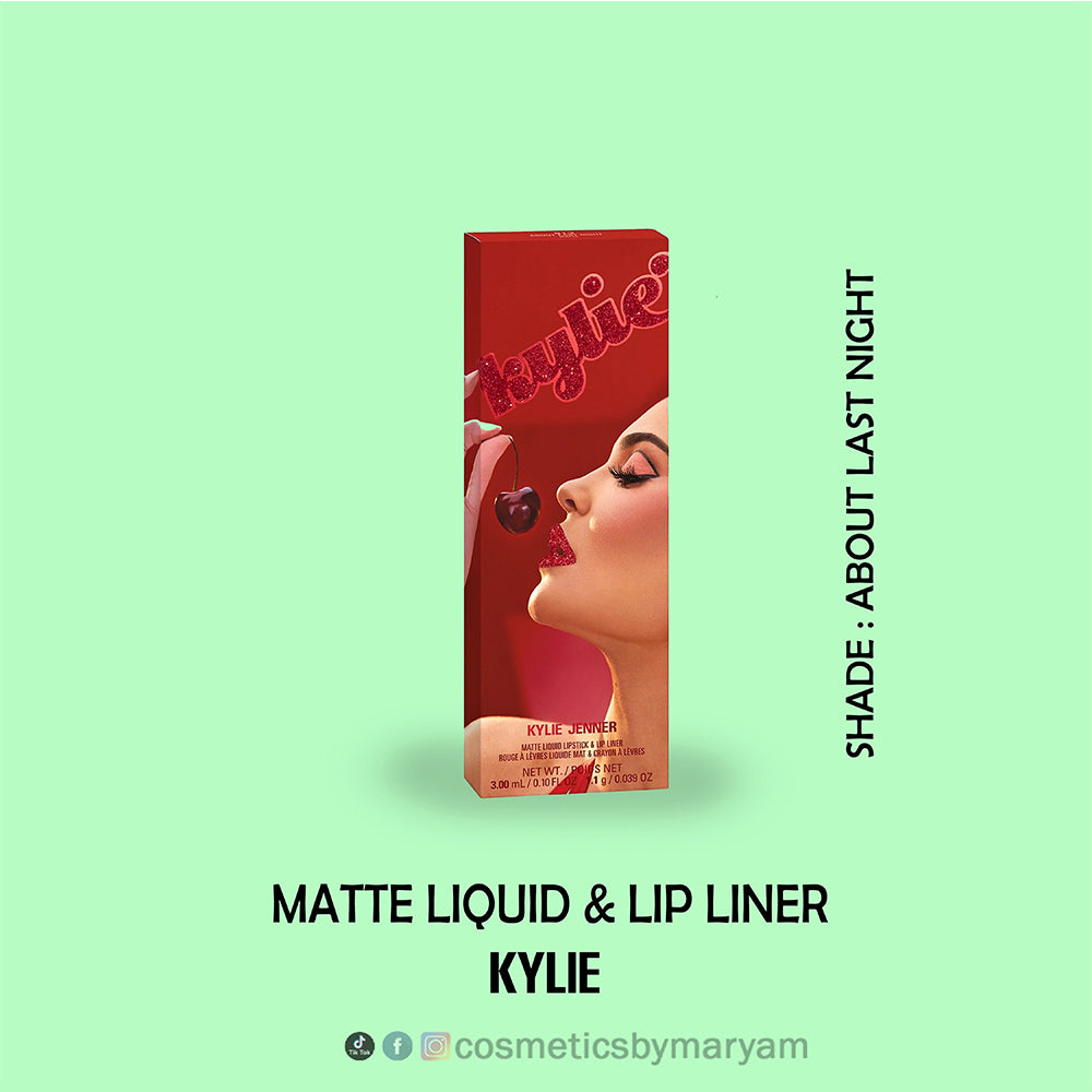 Kylie Jenner Matte Liquid Lipstick & Lip Liner Set