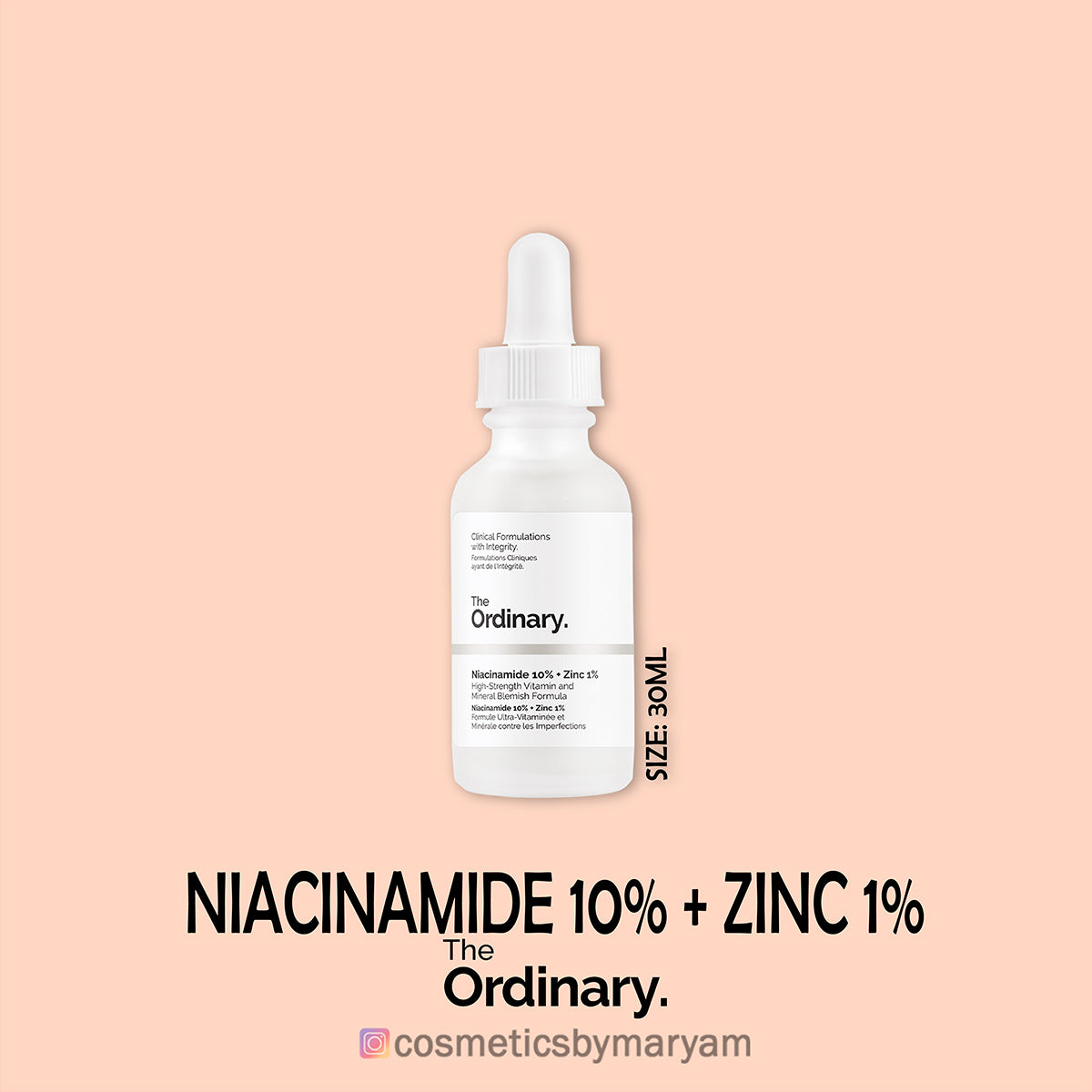 The Ordinary Niacinamide 10 % + Zinc 1%