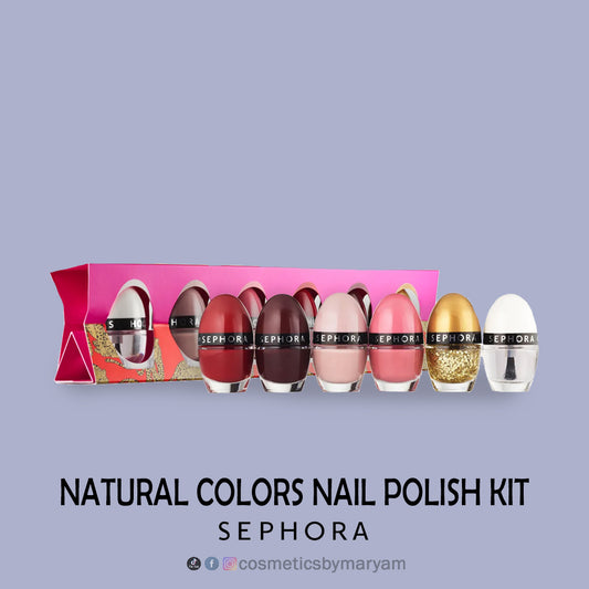 Sephora Natural Colors Nail Polish Kit Set Of 6