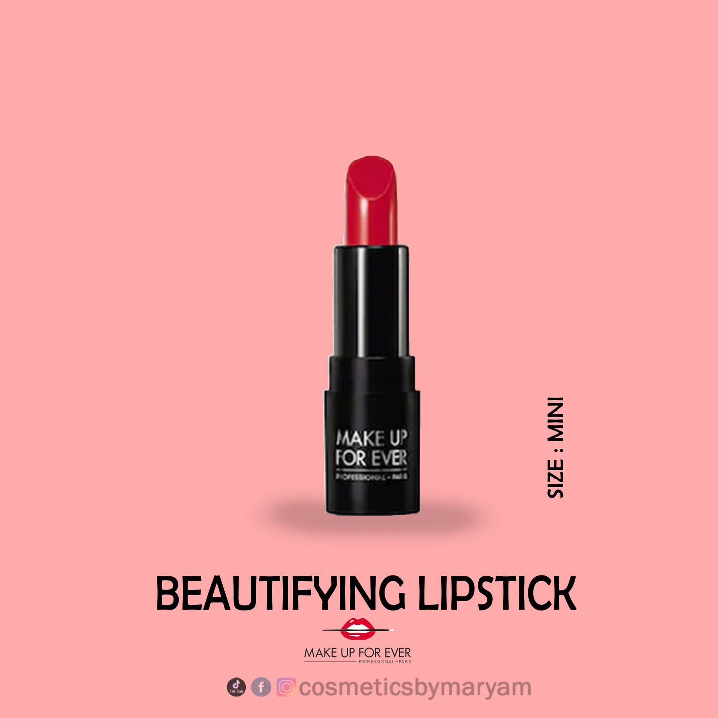 Make Up For Ever- Intense Color Beautifying Lipstick - Untamed Fire