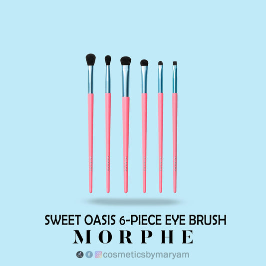 Morphe - Sweet Oasis 6-piece Eye Brush Set