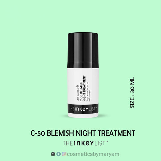 The Inkey List C50 Blemish Night Treatment